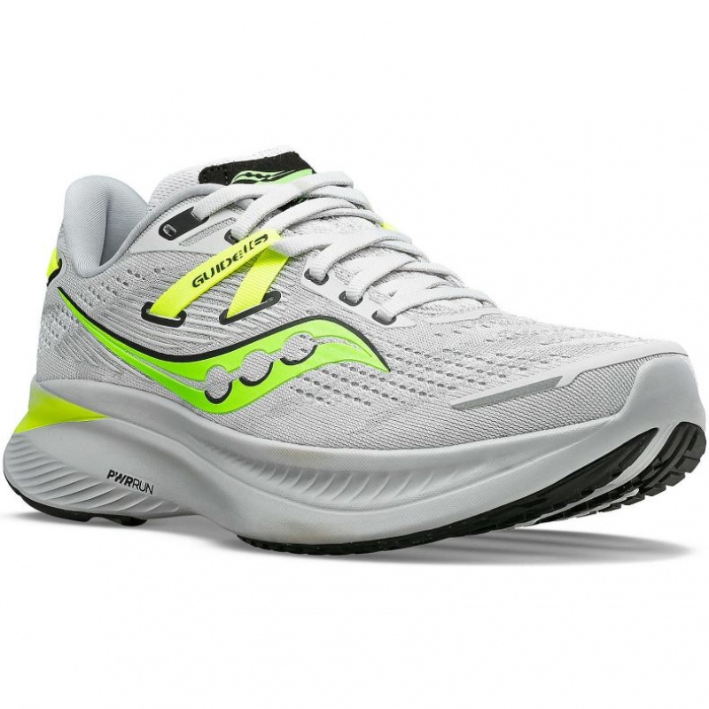 Saucony Guide 16 Laufschuhe Herren Weiß | SCHWEIZ IQZPL