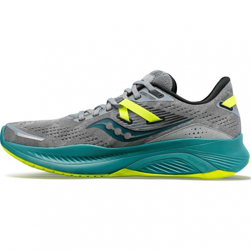 Saucony Guide 16 Wide Laufschuhe Herren Grau Türkis | SCHWEIZ VAODN