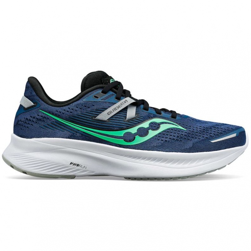 Saucony Guide 16 Wide Laufschuhe Herren Blau | SCHWEIZ ZRQTN