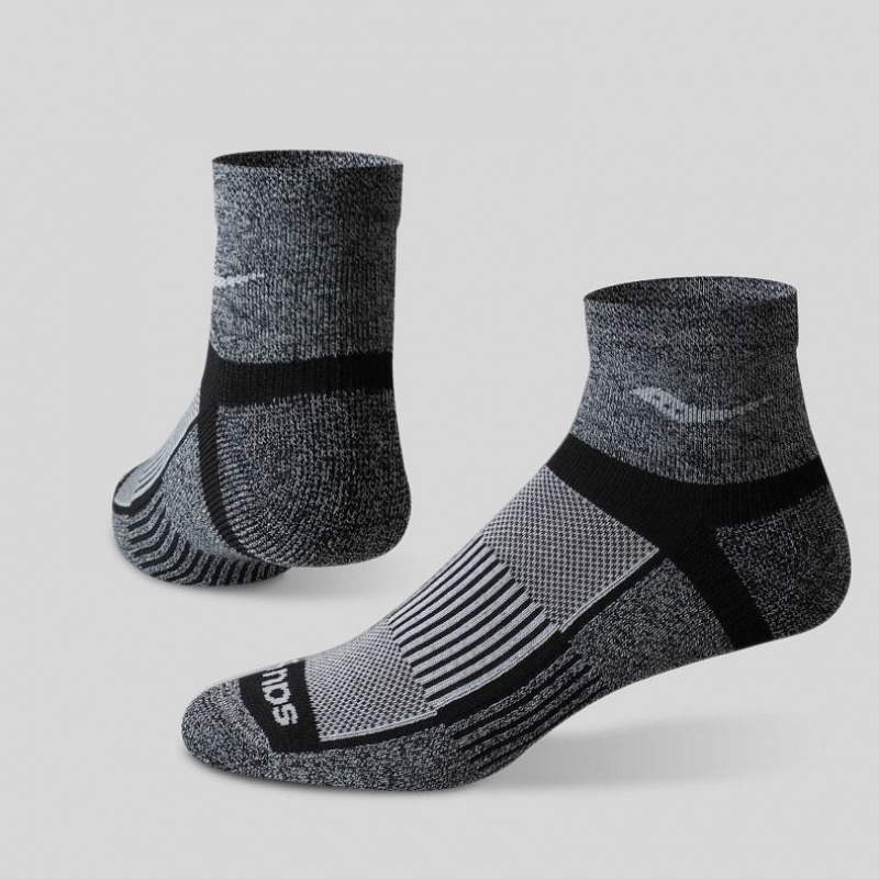 Saucony Inferno Quarter 3-Pack Socken Herren Grau | SCHWEIZ IMYTO