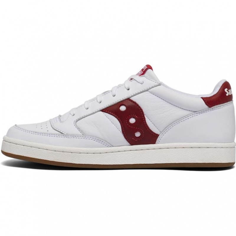 Saucony Jazz Court Sneaker Damen Weiß Rot | SCHWEIZ DNZWX