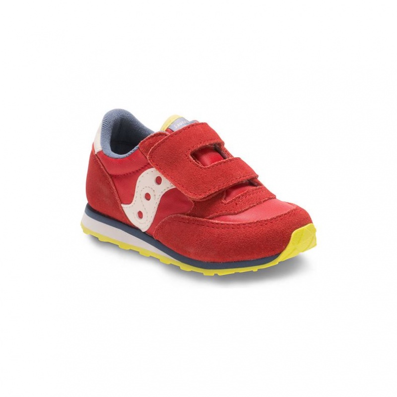 Saucony Jazz Hook & Loop Sneaker Große Kinder Rot | SCHWEIZ RAPVG