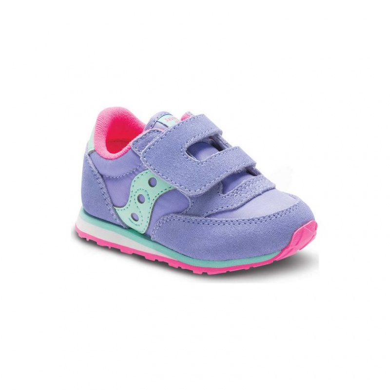 Saucony Jazz Hook & Loop Sneaker Große Kinder Lila | SCHWEIZ YZRMJ