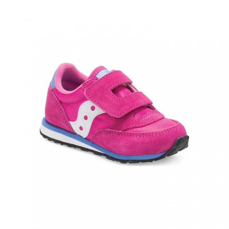 Saucony Jazz Hook & Loop Sneaker Große Kinder Rosa | SCHWEIZ WYIPR