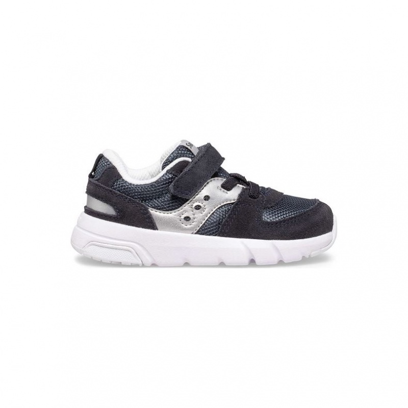 Saucony Jazz Lite 2.0 Sneaker Kleine Kinder Schwarz Silber | SCHWEIZ NZBFY