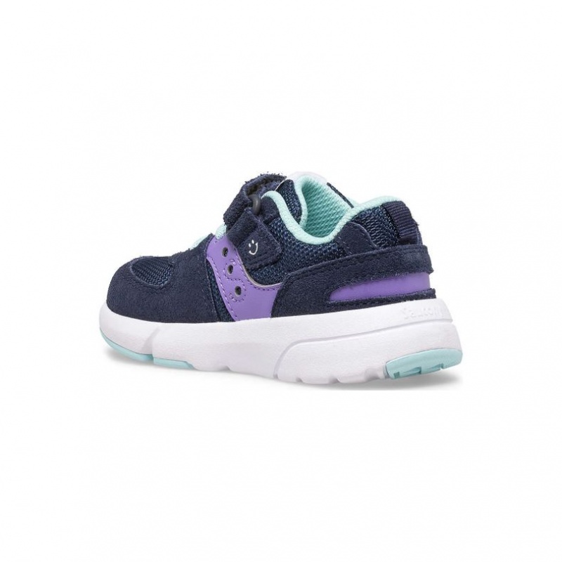 Saucony Jazz Lite 2.0 Sneaker Kleine Kinder Navy Lila | SCHWEIZ DXBLH