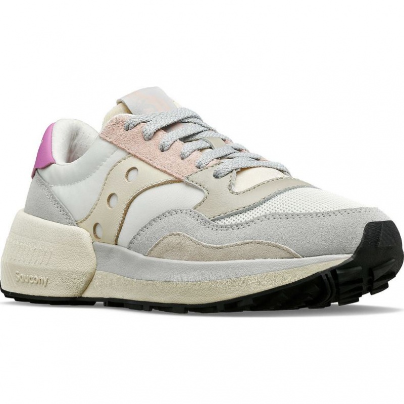 Saucony Jazz NXT Sneaker Damen Weiß Grau Rosa | SCHWEIZ FOAZJ