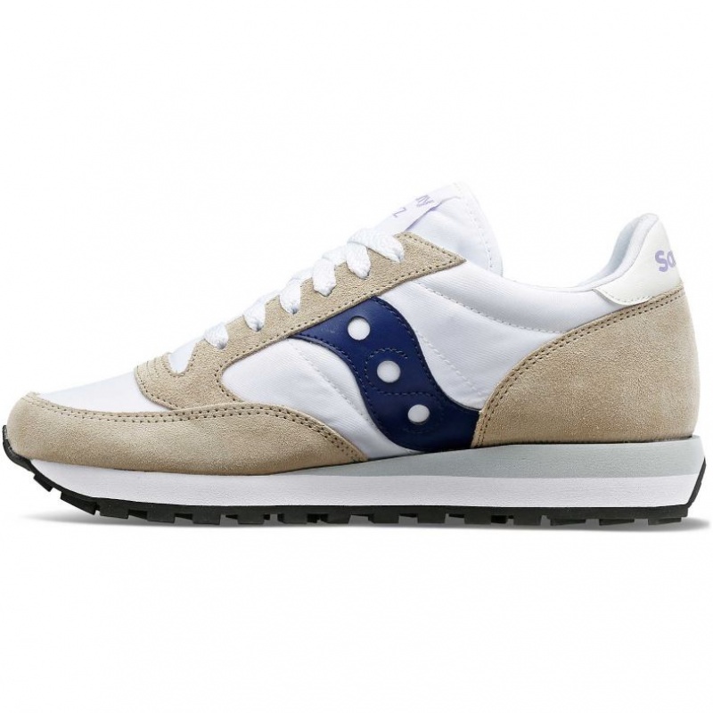 Saucony Jazz Original Sneaker Damen Weiß Beige Navy | SCHWEIZ GZHRO