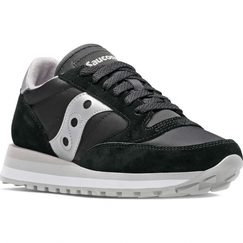 Saucony Jazz Triple Sneaker Damen Schwarz Silber | SCHWEIZ ZRXJW