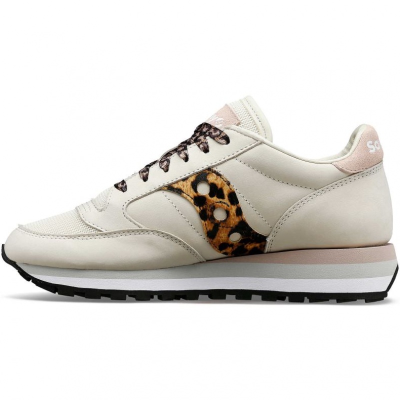 Saucony Jazz Triple Sneaker Damen Weiß Leopard | SCHWEIZ QYVHJ