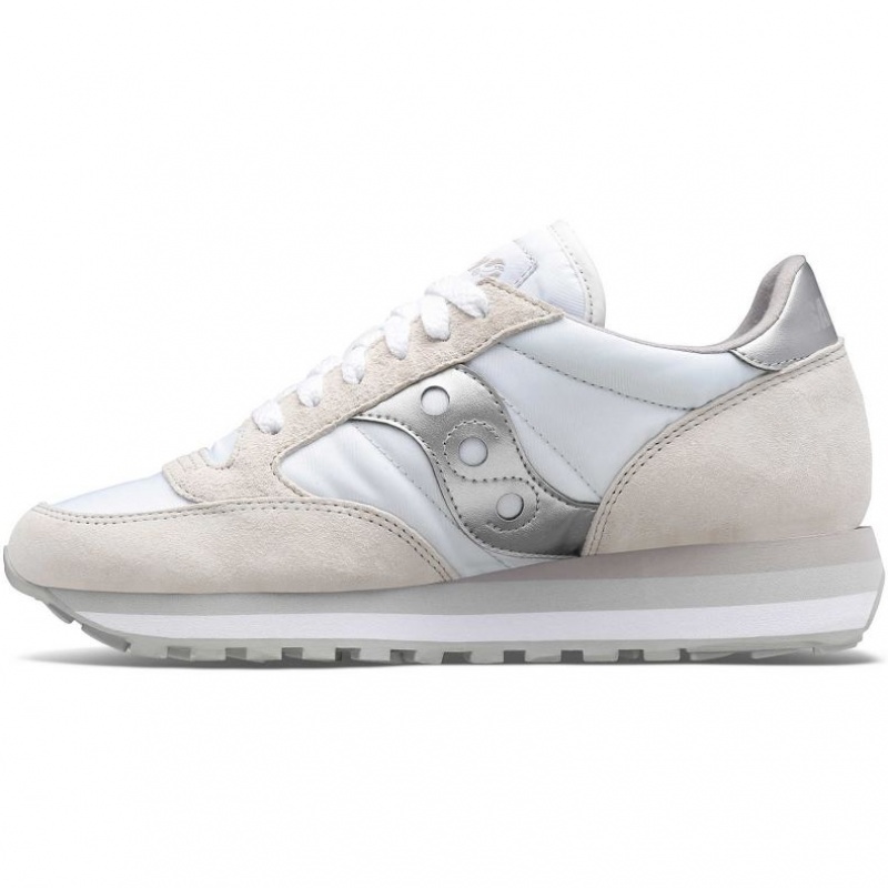 Saucony Jazz Triple Sneaker Damen Weiß Silber | SCHWEIZ DHMEK