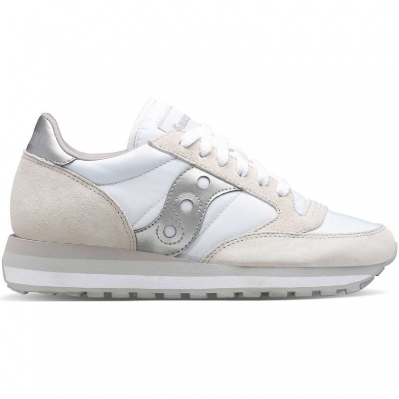 Saucony Jazz Triple Sneaker Damen Weiß Silber | SCHWEIZ DHMEK