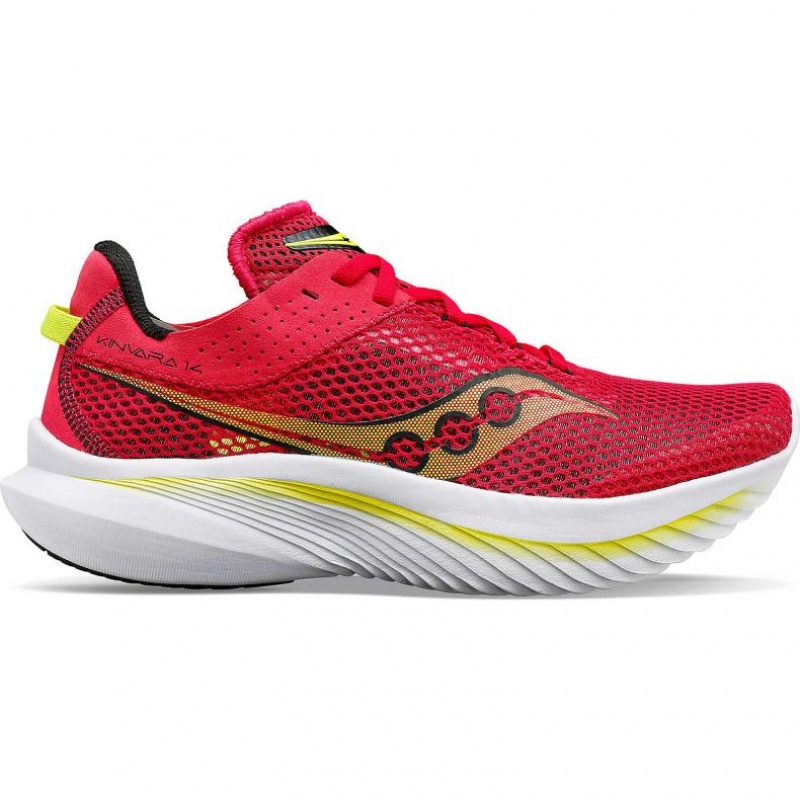 Saucony Kinvara 14 Laufschuhe Damen Rot | SCHWEIZ ELWPS