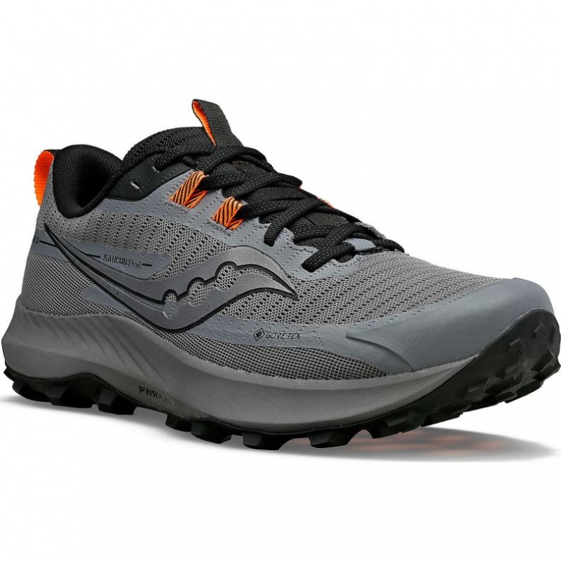 Saucony Peregrine 13 GTX Trailrunning Schuhe Herren Grau | SCHWEIZ UPFHM