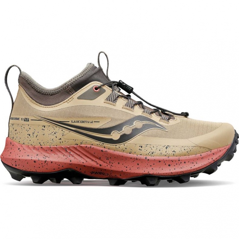 Saucony Peregrine 13 ST Trailrunning Schuhe Damen Braun | SCHWEIZ FUPWV