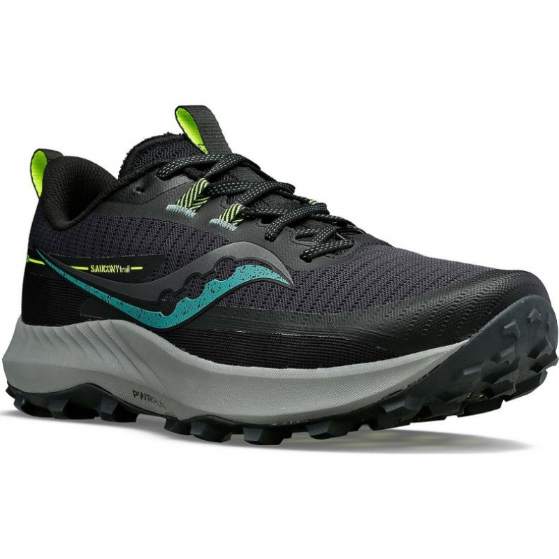 Saucony Peregrine 13 Trailrunning Schuhe Herren Schwarz | SCHWEIZ LDAYQ