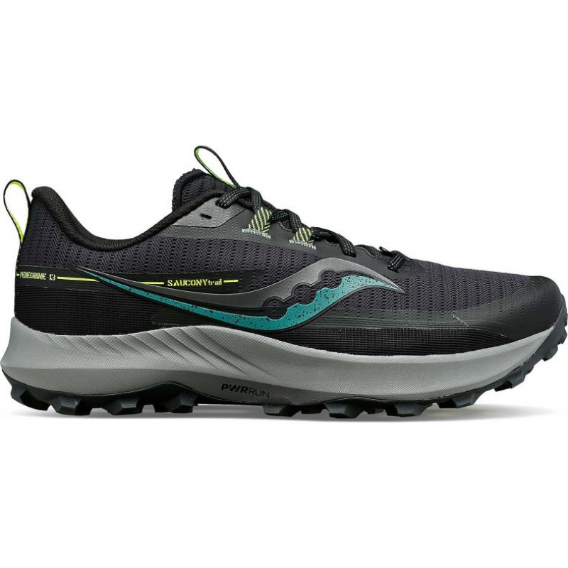 Saucony Peregrine 13 Trailrunning Schuhe Herren Schwarz | SCHWEIZ LDAYQ