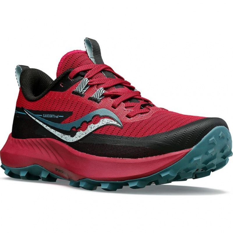 Saucony Peregrine 13 Trailrunning Schuhe Damen Rot | SCHWEIZ VJSYE