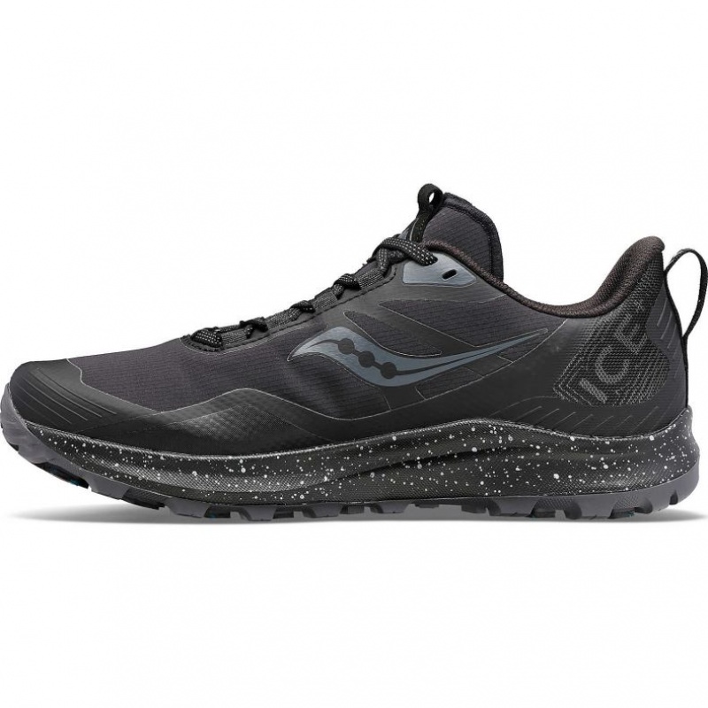 Saucony Peregrine ICE+ 3 Laufschuhe Herren Schwarz | SCHWEIZ YLPMU