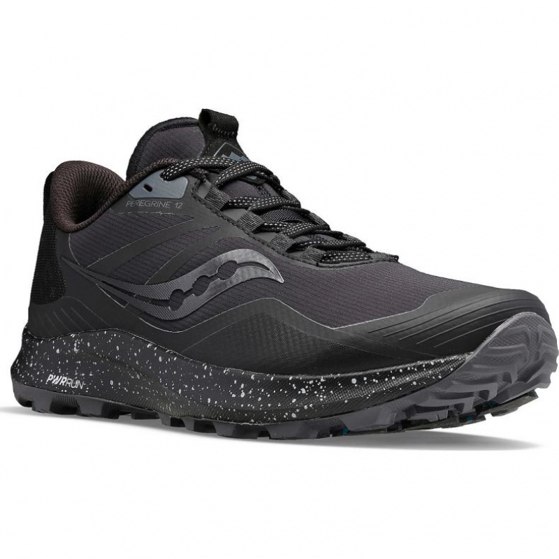 Saucony Peregrine ICE+ 3 Laufschuhe Herren Schwarz | SCHWEIZ YLPMU