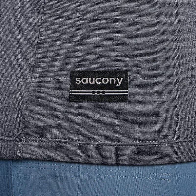 Saucony Peregrine Merino Long Sleeve T-Shirt Herren Grau | SCHWEIZ DPZKG