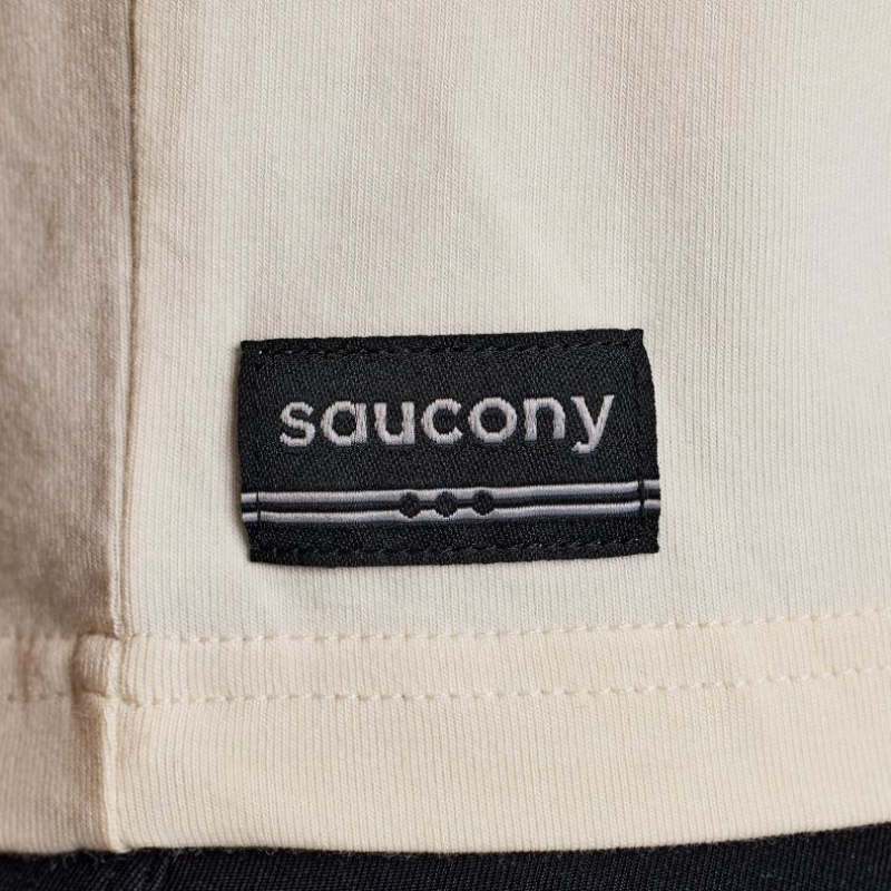 Saucony Recovery Boxy T-Shirt Damen Weiß | SCHWEIZ KPVSR