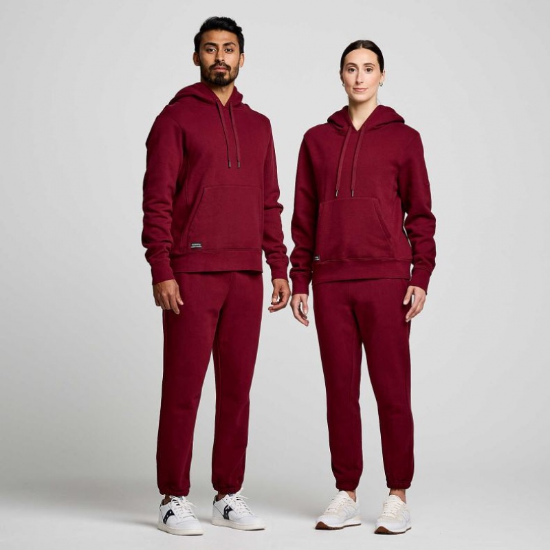 Saucony Recovery Hoodie Damen Bordeaux | SCHWEIZ ZVWYE