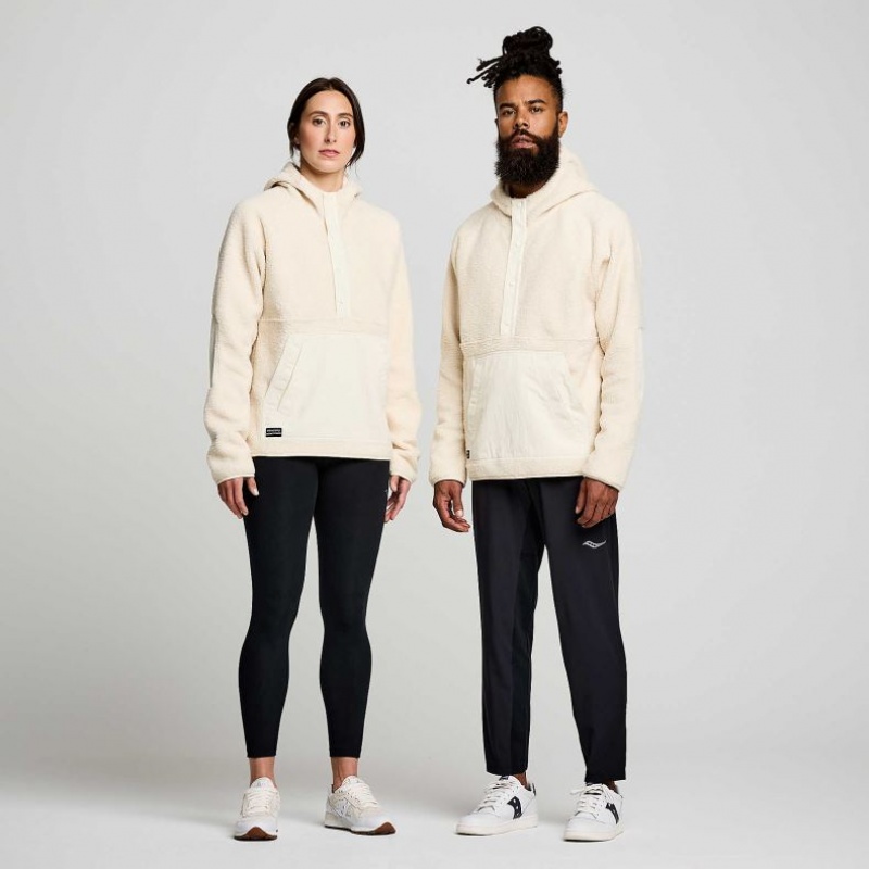 Saucony Recovery Sherpa Pullover Hoodie Damen Beige | SCHWEIZ NSZRA