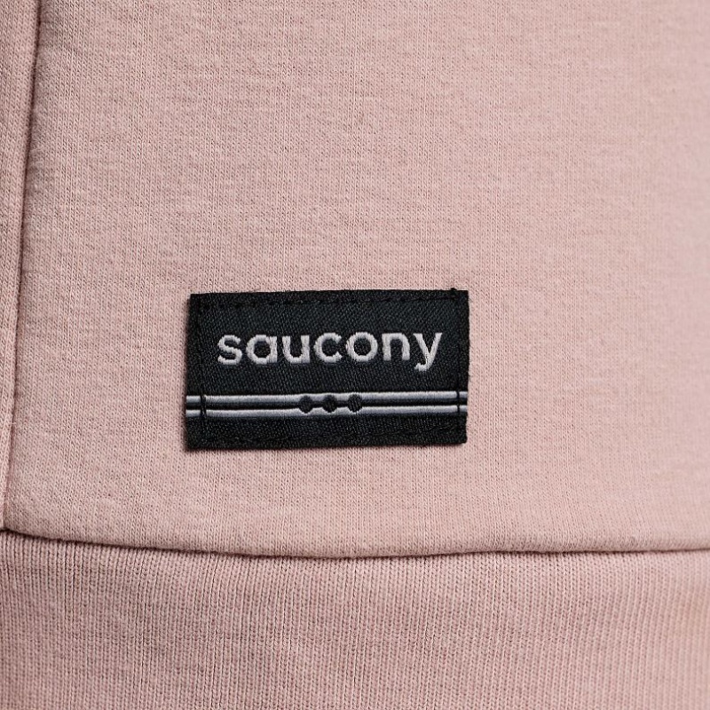 Saucony Recovery Zip Tunic Hoodie Damen Rosa | SCHWEIZ QHEPA