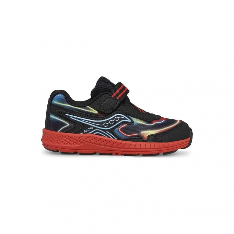 Saucony Ride 10 Jr. Sneaker Kleine Kinder Schwarz | SCHWEIZ UXEYC