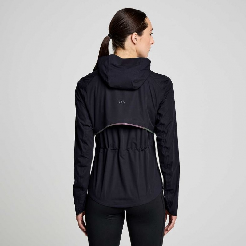 Saucony Runshield Jacke Damen Schwarz | SCHWEIZ QBXTR