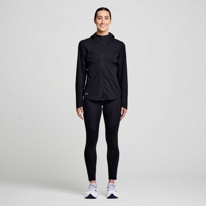 Saucony Runshield Jacke Damen Schwarz | SCHWEIZ QBXTR