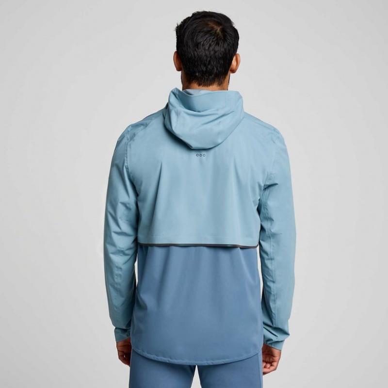 Saucony Runshield Jacke Herren Blau | SCHWEIZ IMWCO