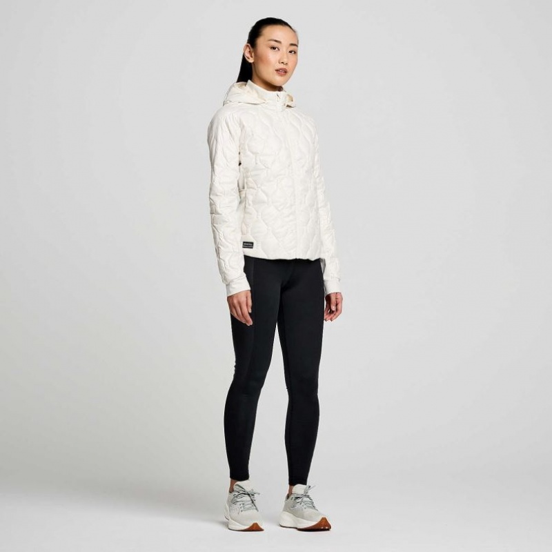 Saucony Solstice Oysterpuff Jacke Damen Weiß | SCHWEIZ LVYQW