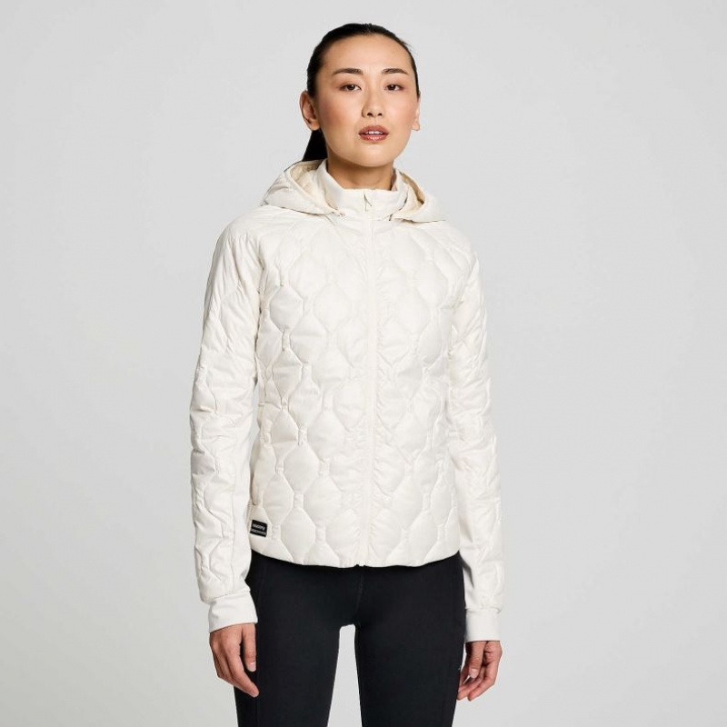 Saucony Solstice Oysterpuff Jacke Damen Weiß | SCHWEIZ LVYQW