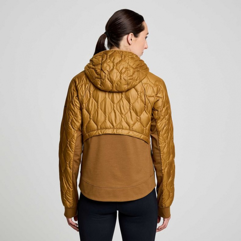 Saucony Solstice Oysterpuff Jacke Damen Braun | SCHWEIZ ZHVIY