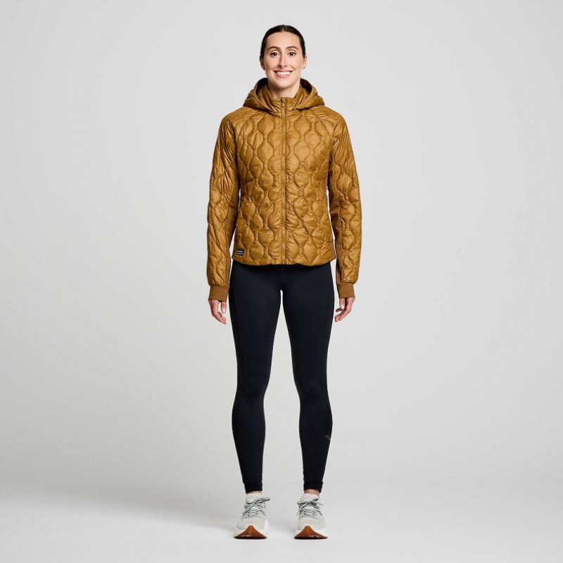 Saucony Solstice Oysterpuff Jacke Damen Braun | SCHWEIZ ZHVIY