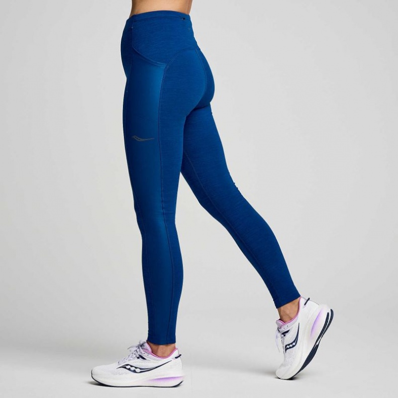 Saucony Solstice Strumpfhose Damen Indigo | SCHWEIZ GQNMV