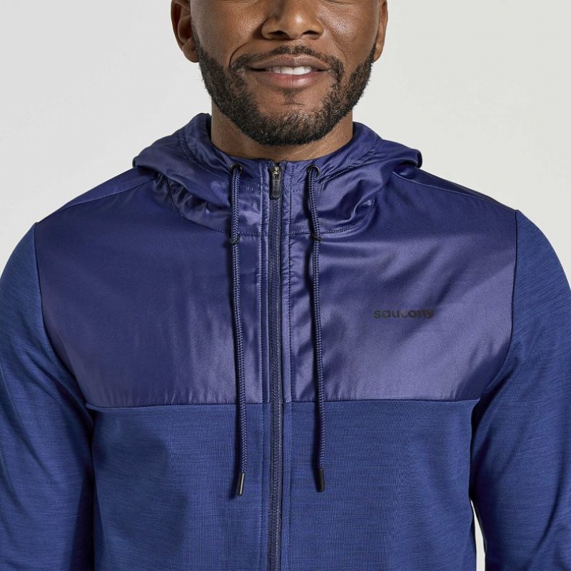 Saucony Solstice Zip Hoodie Herren Navy | SCHWEIZ AWTEM