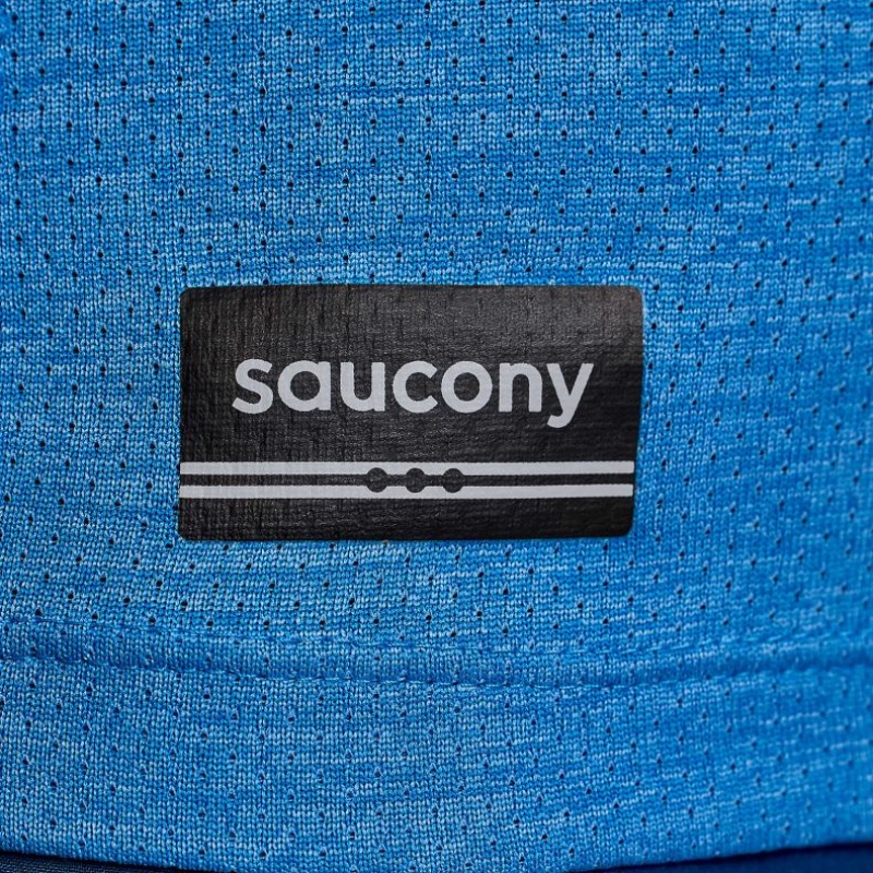 Saucony Stopwatch Muskelshirt Damen Blau | SCHWEIZ IWFAY