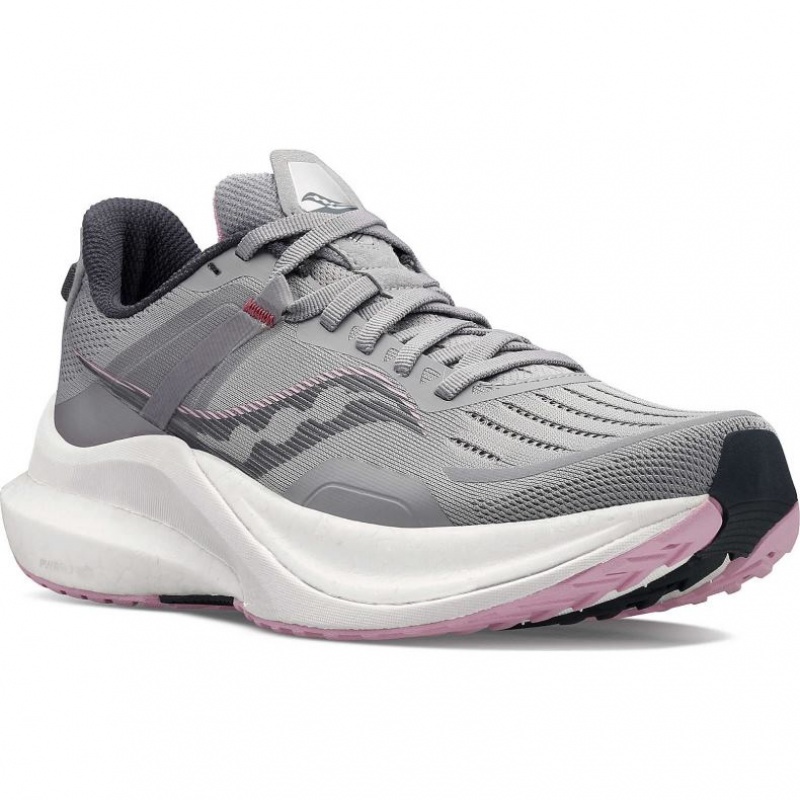 Saucony Tempus Wide Laufschuhe Damen Grau | SCHWEIZ JUXPB