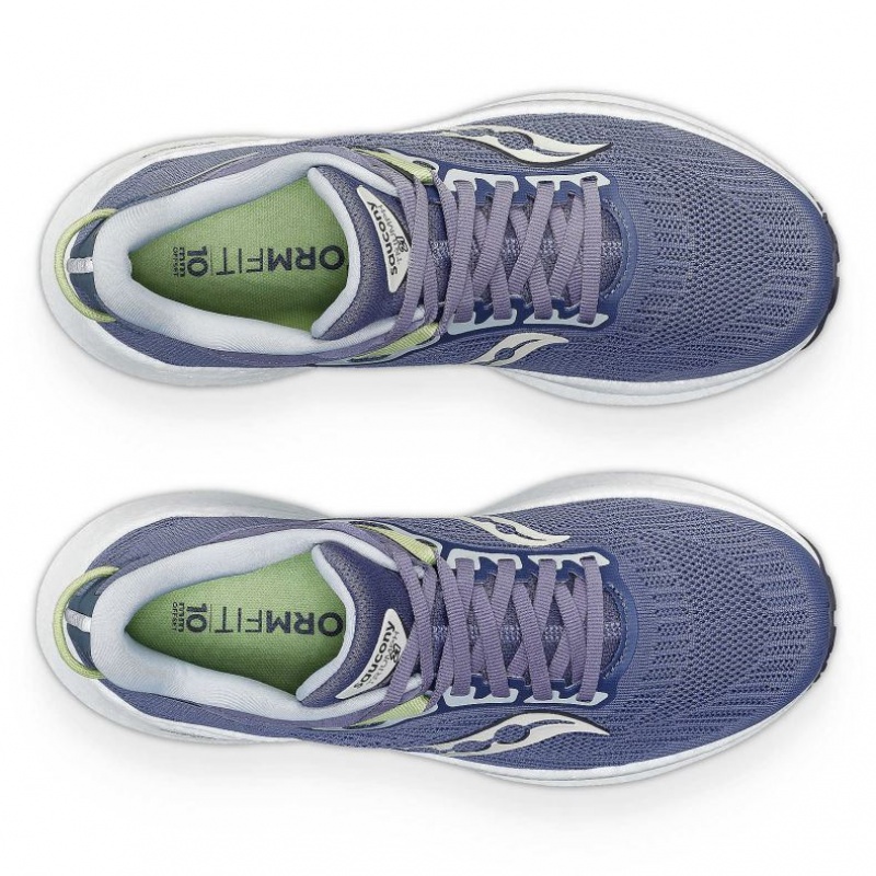 Saucony Triumph 21 Laufschuhe Damen Blau | SCHWEIZ LQVGF