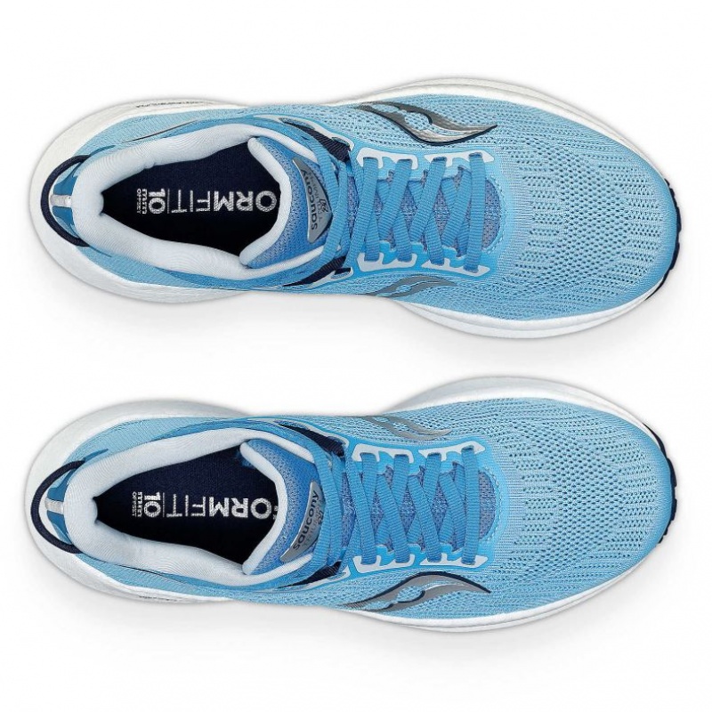 Saucony Triumph 21 Laufschuhe Damen Blau | SCHWEIZ PBSJU