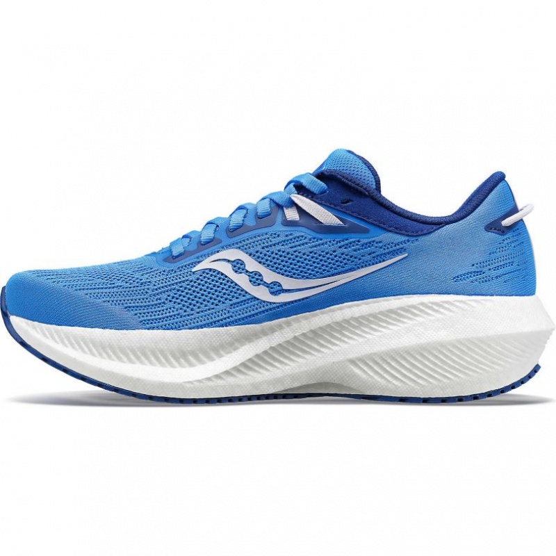 Saucony Triumph 21 Laufschuhe Damen Blau | SCHWEIZ BSWEC