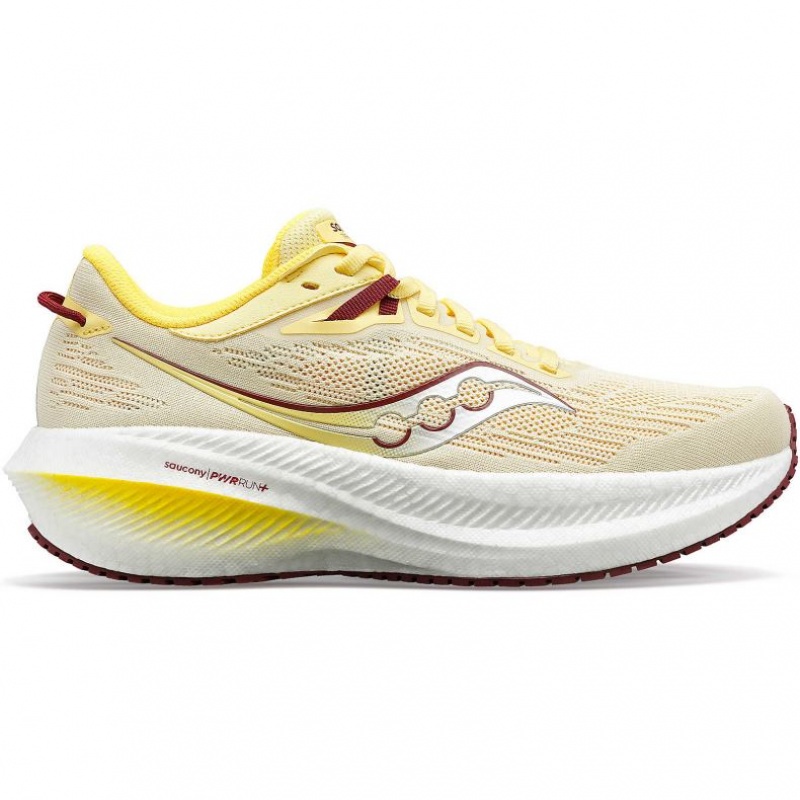 Saucony Triumph 21 Laufschuhe Damen Gelb | SCHWEIZ WYDOG