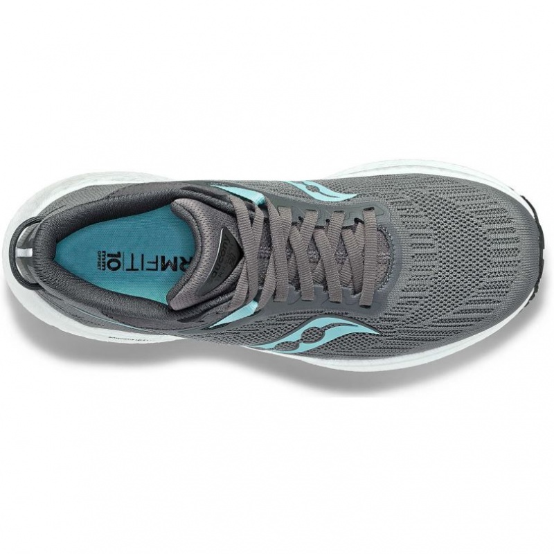 Saucony Triumph 21 Laufschuhe Damen Grau | SCHWEIZ XAGNH