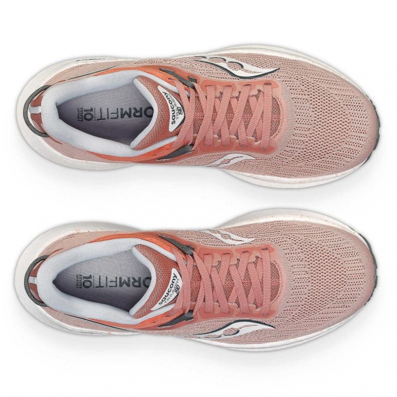 Saucony Triumph 21 Laufschuhe Damen Koralle | SCHWEIZ UIVGF