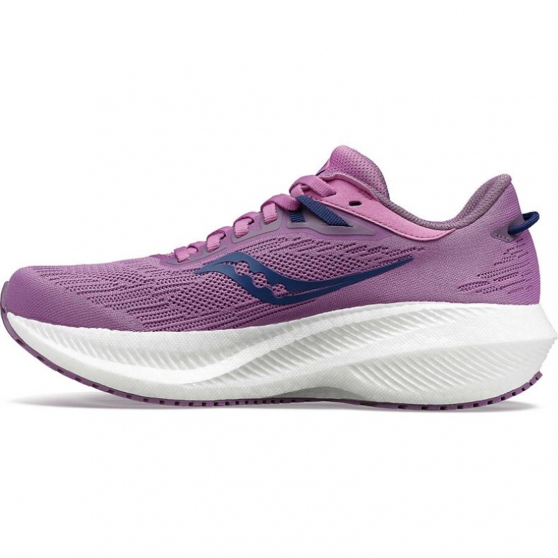 Saucony Triumph 21 Laufschuhe Damen Lila | SCHWEIZ RYSLO