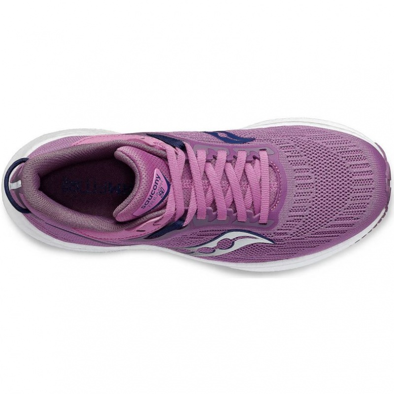 Saucony Triumph 21 Laufschuhe Damen Lila | SCHWEIZ RYSLO