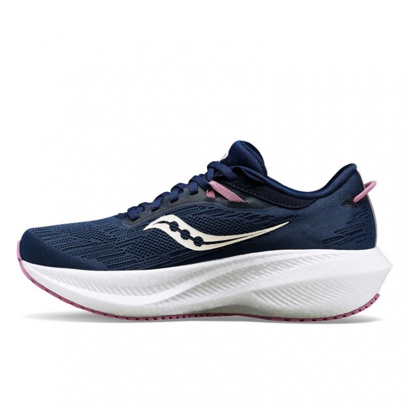 Saucony Triumph 21 Laufschuhe Damen Navy | SCHWEIZ ODCMF